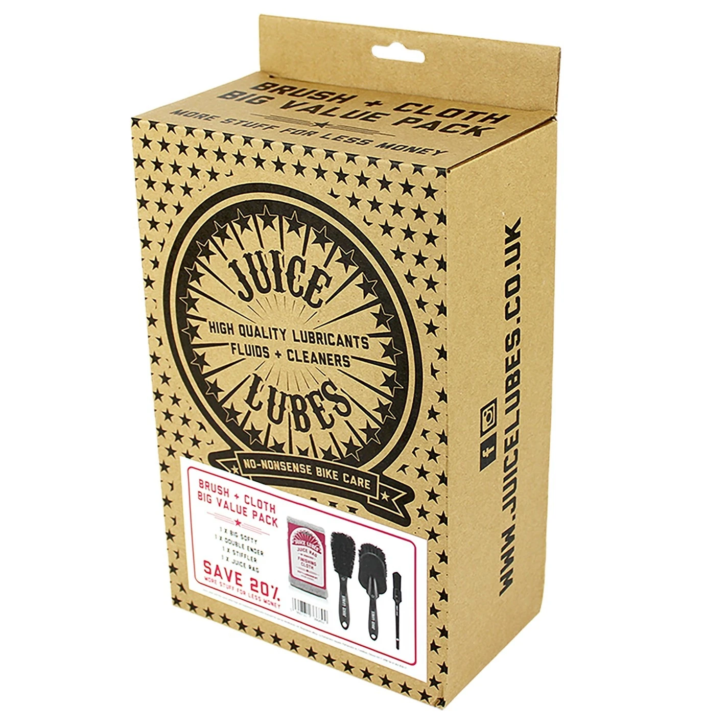 JUICE LUBES Mixed Bundle, 3 X Brush & Cloth Pack - Image 2