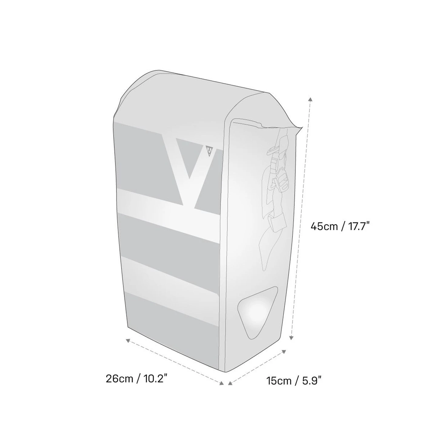 Topeak Drybag Pannier W/Quicklock 16L - Image 6