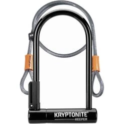 Kryptonite Keeper U-Lock With 4 Foot Kryptoflex Cable