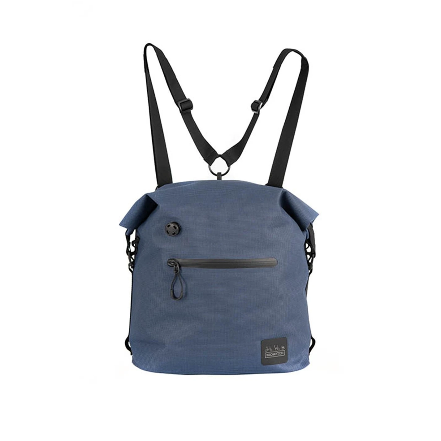 Brompton Borough Waterproof Bag, Navy With Frame - Image 2