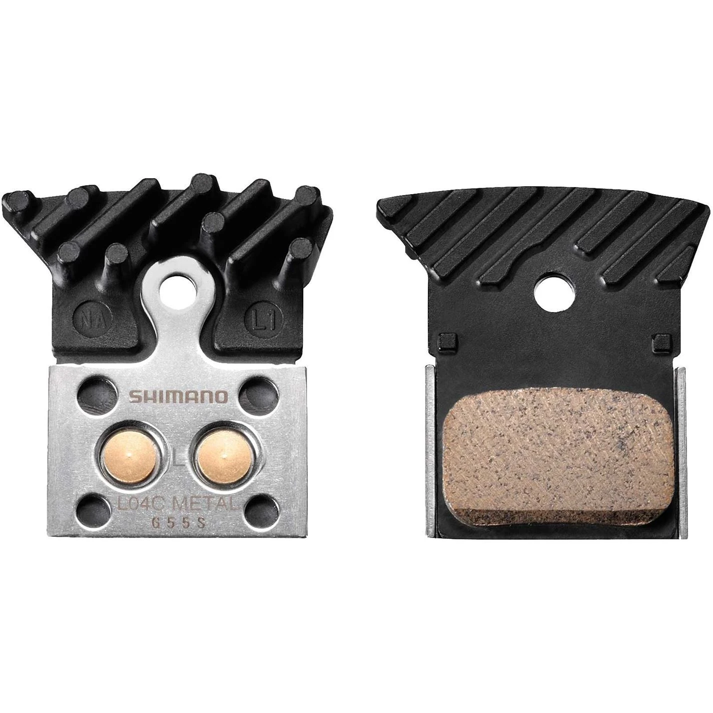 Shimano Sintered Disc Brake Pads With Fins Dura Ace / Ultegra / 105 / GRX